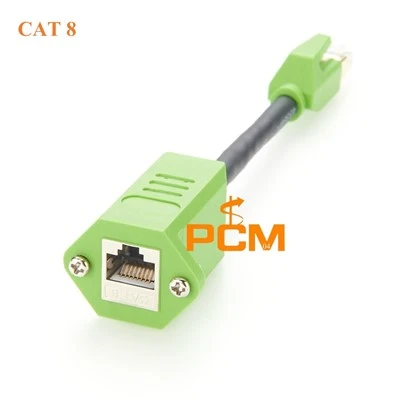 40gbps Cat 8 rj 45 8 P8C cablu de montare a panoului de blocare a șurubului
