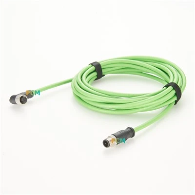 Cablu de patch Ethernet M12 până la RJ45 Profinet