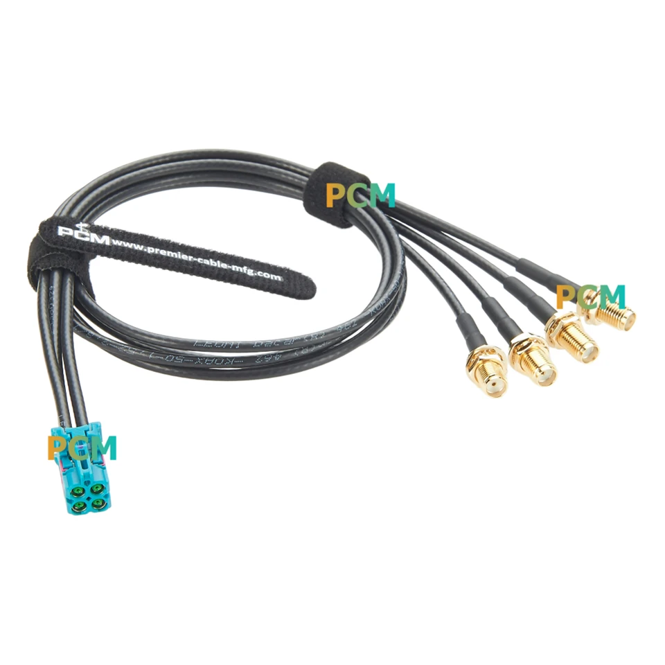 Quad TE MATE-AX To 4x SMA Cable