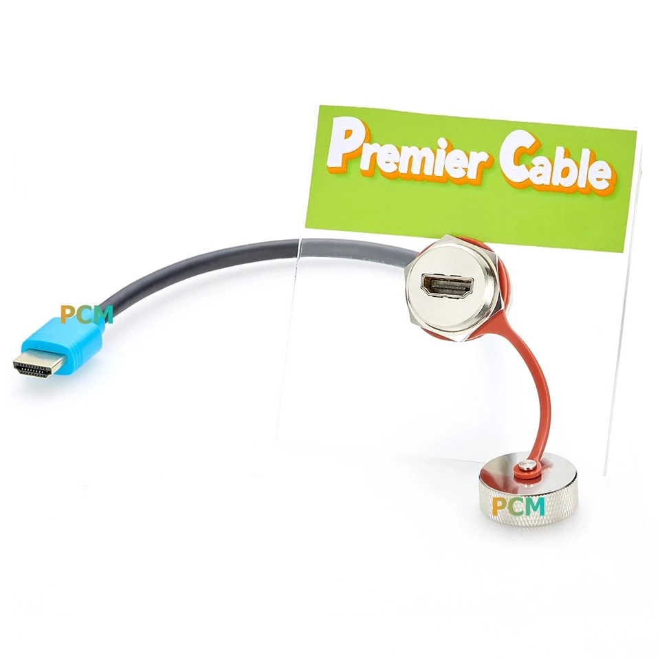Waterproof HDMI Panel Mount Extension Cable factory